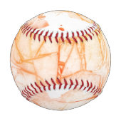 Aquarell-Abstrakter Hintergrund Baseball (Rückseite)