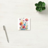 Aquarell-Abstraktkunst-Handyhülle Post-it Klebezettel (Büro)