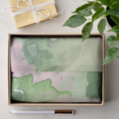 Aquarell AKA Pink Green Studentinnenverbindung Seidenpapier (Geschenk)