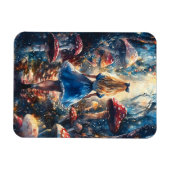 Aquarell Alice im Wunderland Magnet (Horizontal)