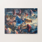 Aquarell Alice im Wunderland Puzzle (Horizontal)
