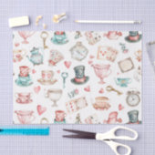 Aquarell-Alice-Muster Seidenpapier (Handwerk)