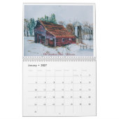 Aquarell Alte Ställe Kalender (Jan 2027)