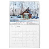 Aquarell Alte Ställe Kalender (Feb 2027)