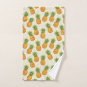 Aquarell-Ananas Badhandtuch Set (Handtuch)