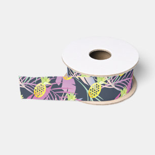 Aquarell-Ananas Luau Multicolor Tropical Ripsband