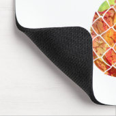 Aquarell-Ananas Mousepad (Ecke)