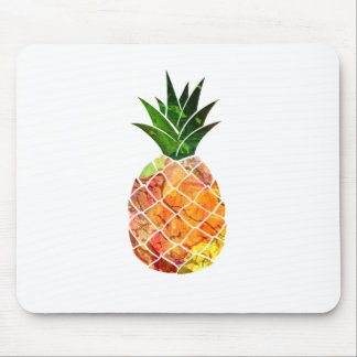 Aquarell-Ananas Mousepad