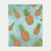 Aquarell-Ananas-Muster 2 Fleecedecke (Vorderseite)
