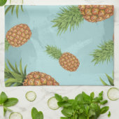 Aquarell-Ananas-Muster 2 Geschirrtuch (Gefaltet)