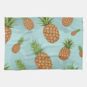Aquarell-Ananas-Muster 2 Geschirrtuch (Horizontal)