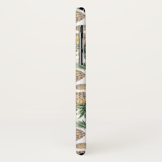 Aquarell-Ananas-Muster Case-Mate iPhone Hülle (Hinten/Links)