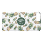 Aquarell-Ananas-Muster Case-Mate iPhone Hülle (Rückseite (Horizontal))