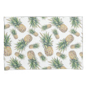 Aquarell-Ananas-Muster Kissenbezug (Vorderseite-Rechts)