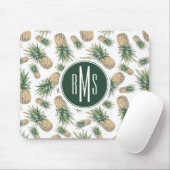 Aquarell-Ananas-Muster Mousepad (Mit Mouse)