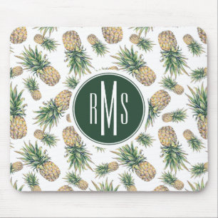 Aquarell-Ananas-Muster Mousepad