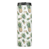 Aquarell-Ananas-Muster Thermosbecher (Rückseite)