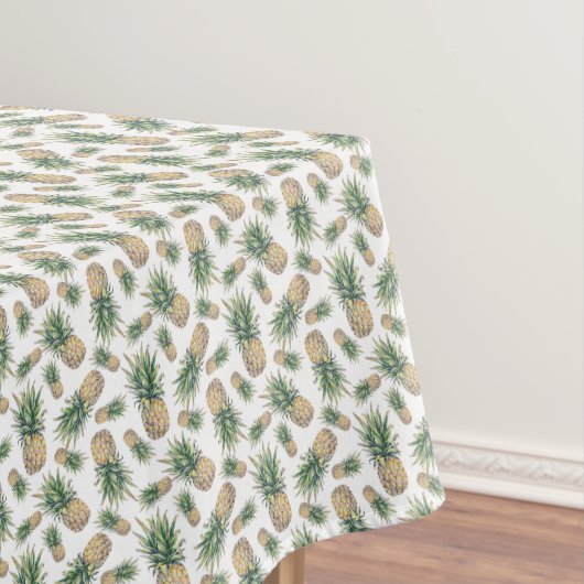 Aquarell-Ananas-Muster Tischdecke (Beispiel)