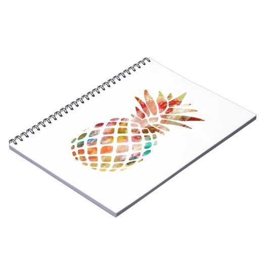 Aquarell-Ananas-Notizbuch Notizblock (Linke Seite)