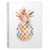 Aquarell-Ananas-Notizbuch Notizblock (Vorderseite)