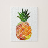 Aquarell-Ananas Puzzle (Vertikal)