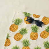 Aquarell-Ananas Strandtuch (Beispiel)