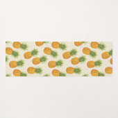 Aquarell-Ananas Yogamatte (Rückseite (Horizontal))