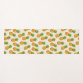Aquarell-Ananas Yogamatte (Vorderseite (Horizontal))