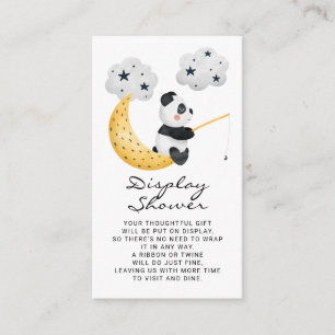 Aquarell-Angelnder-Panda-Display-Dusche Begleitkarte