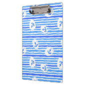 Aquarell-Anker-Muster 1 Klemmbrett (Links)