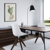 Aquarell Antikes Botanisches Kaktus Druckposter Poster