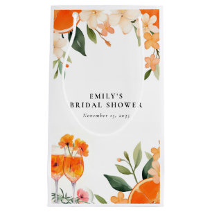 Aquarell Aperol Spritz Brautparty Kleine Geschenktüte