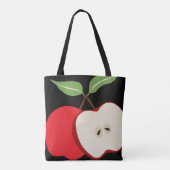 Aquarell Apple addieren den Namen des Lehrers Tasche (Rückseite)