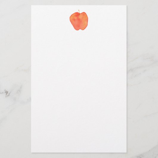 Aquarell Apple Briefpapier (Vorderseite)