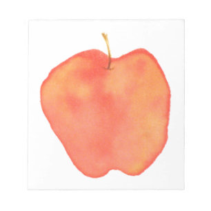 Aquarell Apple Notizblock