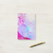 Aquarell Art 12 Post-it Klebezettel (Auf Schreibtisch)