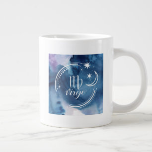 Aquarell Astrologie - Jungfrau Jumbo-Tasse