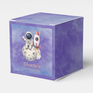 Aquarell-Astronaut Raum Geburtstagsfeier Geschenk Geschenkschachtel