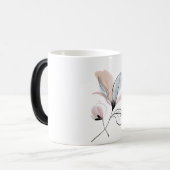 Aquarell Atemberaubendes Blumendesign Tasse (Vorderseite Links)