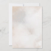 Aquarell auf Cloud-9-Brautparty Einladung (Rückseite)