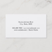 Aquarell | ausdrucksstark visitenkarte (Rückseite)