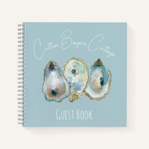 Aquarell-Austern-Gästebuch Notizblock