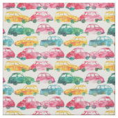 Aquarell-Autoparade Stoff (Muster)