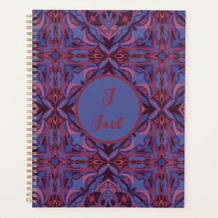 Aquarell Azulejo Vintage Spanisch Personalisiert Planer