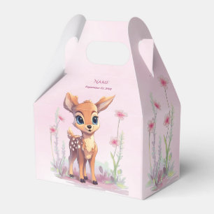 Aquarell Baby Dei Pink Blume Gefälligkeitsbox Geschenkschachtel