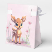 Aquarell Baby Dei Pink Blume Gefälligkeitsbox Geschenkschachtel (Rückseite)