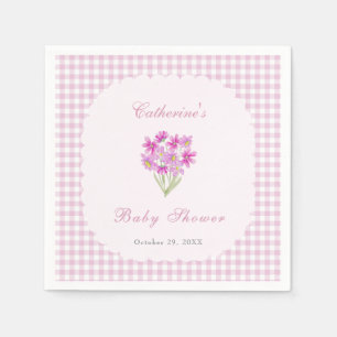 Aquarell-Baby-Party-Pink-Farben-Servietten Serviette
