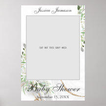 Aquarell-Baby-Shower-Foto-Prop-Poster