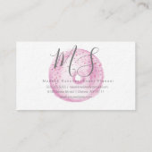 Aquarell-Bäcker-Krapfen-Kuchen-Dekorateur Visitenkarte (Rückseite)