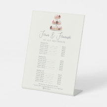 Aquarell-Bäckerei-Cupcake-Behandlung Elegante Prei